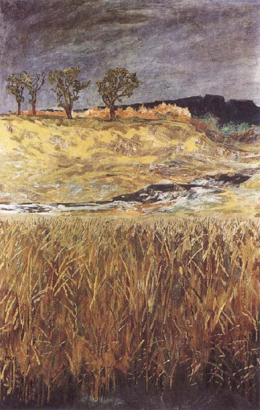 Max Klinger Landscape at the Unstrut oil painting picture